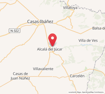 Map of Las Eras, Castille-La Mancha