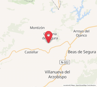 Map of Las Erillas, Andalusia