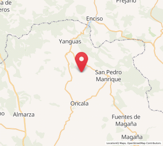 Map of Las Fuentes de San Pedro, Castille and León