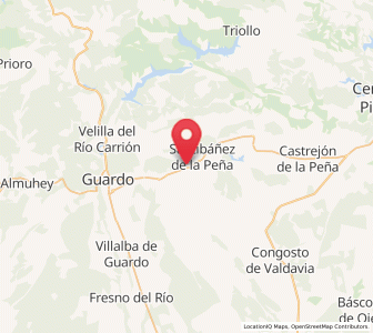 Map of Las Heras, Castille and León