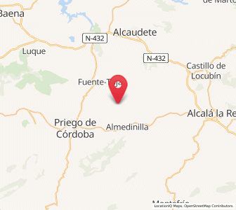 Map of Las Higueras, Andalusia