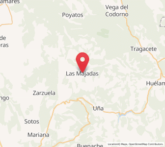 Map of Las Majadas, Castille-La Mancha