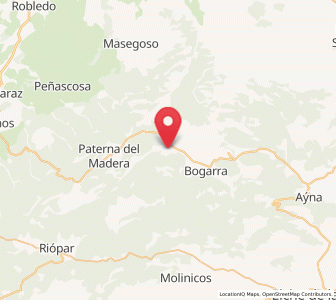 Map of Las Mohedas, Castille-La Mancha