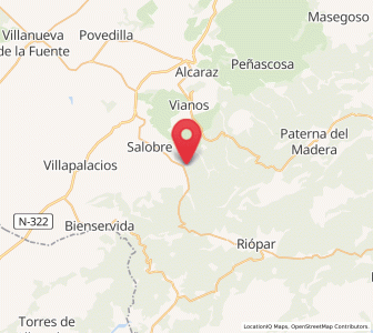 Map of Las Parideras, Castille-La Mancha