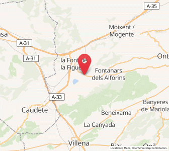 Map of Las Pebradas, Valencia