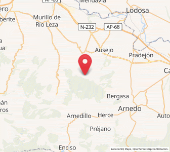 Map of Las Ruedas de Ocón, La Rioja