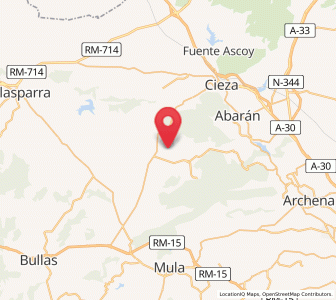 Map of Las Ventanas, Murcia