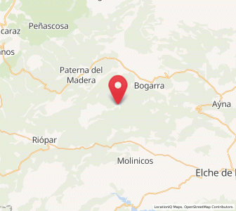 Map of Las Yeguarizas, Castille-La Mancha