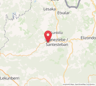 Map of Latsaga, Navarre