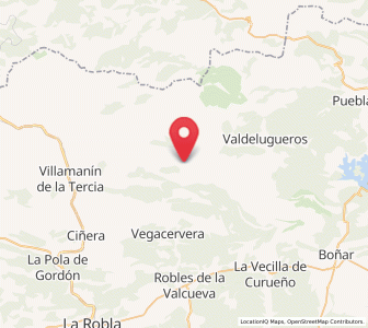 Map of Lavandera, Castille and León