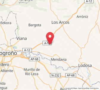 Map of Lazagurría, Navarre