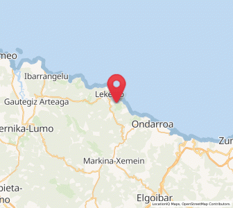Map of Leagi, Basque Country