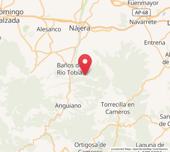 Map of Ledesma de la Cogolla, La Rioja