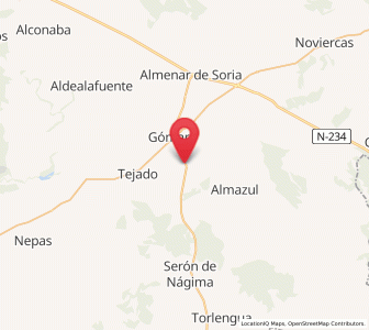 Map of Ledesma de Soria, Castille and León