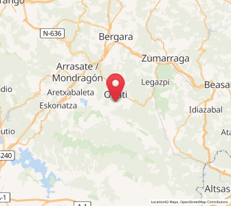 Map of Lezesarri, Basque Country