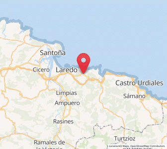 Map of Liendo, Cantabria