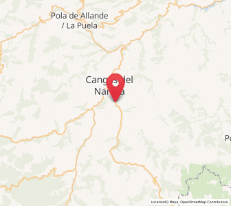 Map of Limés, Asturias