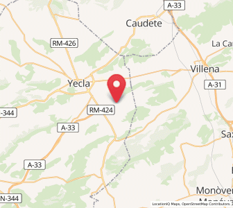 Map of Llano, Murcia