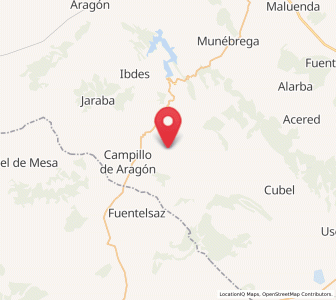 Map of Llumes, Aragon