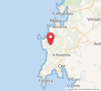 Map of Loalo, Galicia