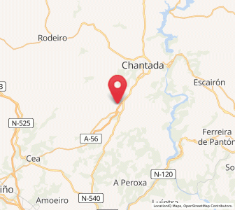 Map of Lobelle, Galicia
