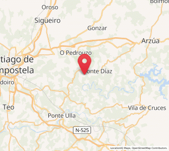 Map of Lojo, Galicia