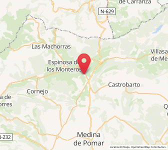 Map of Loma de Montija, Castille and León