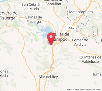Map of Lomilla, Castille and León