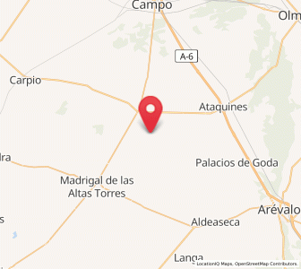 Map of Lomo viejo, Castille and León