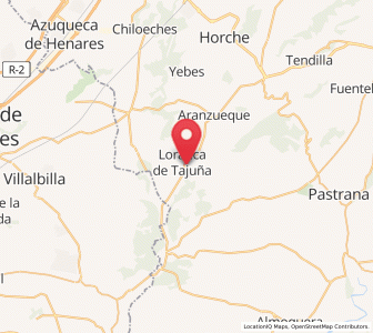 Map of Loranca de Tajuña, Castille-La Mancha