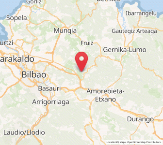 Map of Loroño, Basque Country