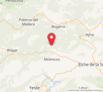 Map of Los Alejos, Castille-La Mancha