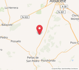 Map of Los Anguijes, Castille-La Mancha