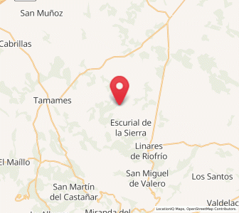 Map of Los Arévalos, Castille and León