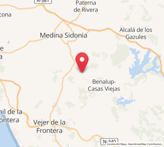 Map of Los Baladejos, Andalusia