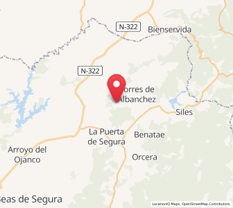 Map of Los Barrancos, Andalusia