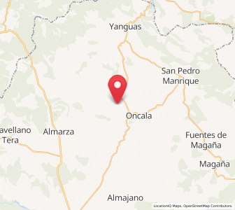 Map of Los Campos, Castille and León