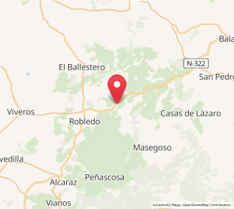 Map of Los Chospes, Castille-La Mancha