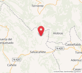 Map of Los Cortijos, Castille-La Mancha