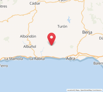 Map of Los Dagas, Andalusia