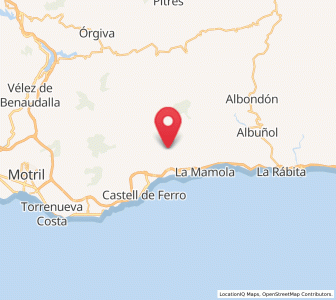 Map of Los Díaz, Andalusia