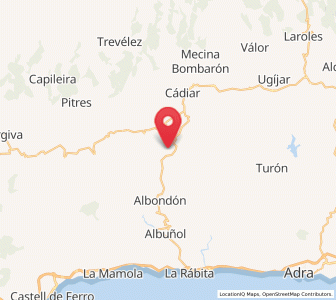 Map of Los Garcías, Andalusia