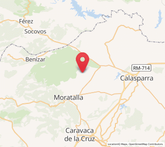 Map of Los Granadicos, Murcia