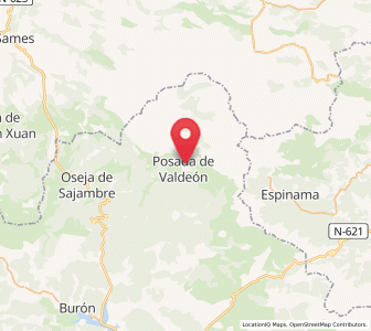 Map of Los Llanos, Castille and León