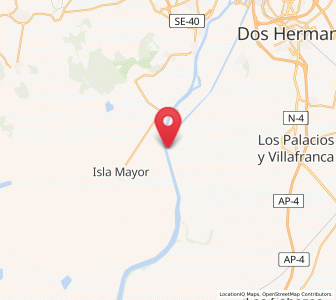 Map of Los Llanos, Andalusia