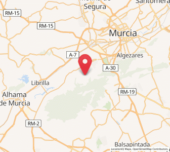 Map of Los López, Murcia
