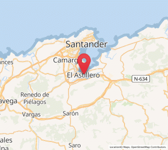 Map of Los Molinos, Cantabria