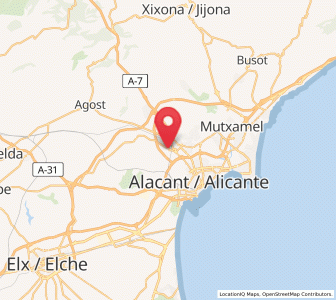 Map of Los Montoyos, Valencia
