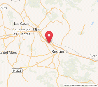 Map of Los Ochandos, Valencia