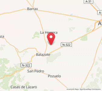 Map of Los Partidores, Castille-La Mancha